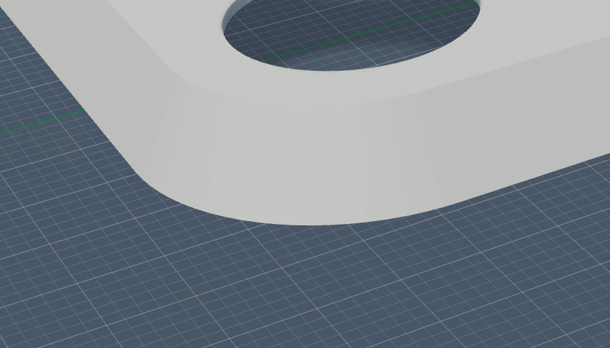 Fusion 360で作成したバックパネル形状